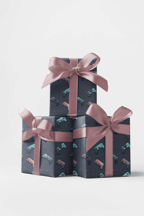Controller Core Grid Wrapping Paper - London Penny Gift Wrap