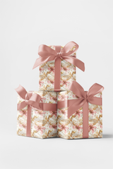 Golden Celebration Filigree Wrapping Paper