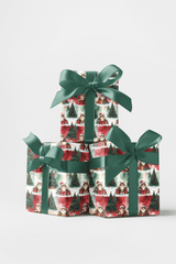 Christmas Maine Coon Celebration Wrapping Paper - London Penny Gift Wrap