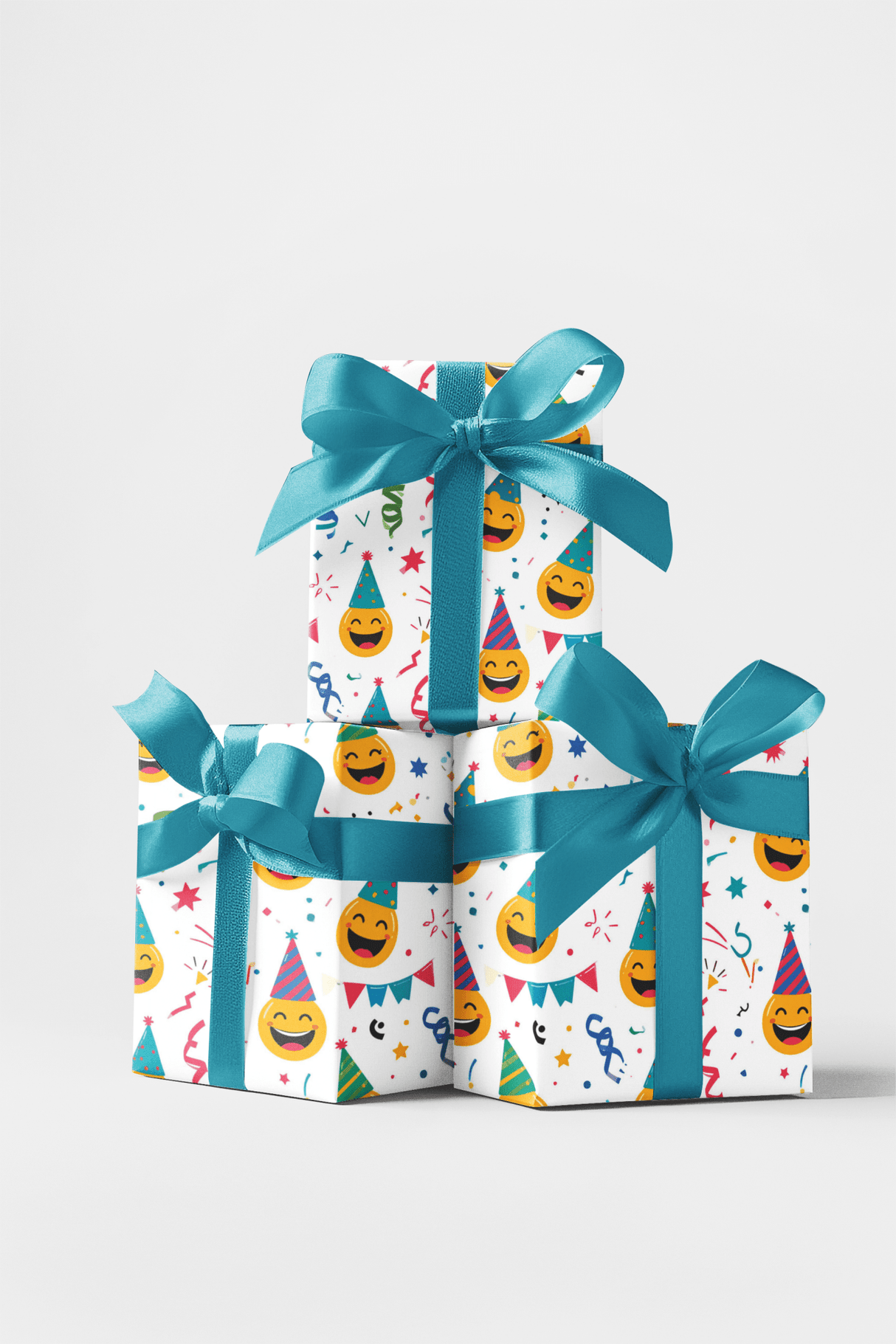 Party Face Pop Art Wrapping Paper - London Penny Gift Wrap