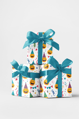 Party Face Pop Art Wrapping Paper - London Penny Gift Wrap