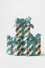 Sunlit Resort Courts Wrapping Paper - London Penny Gift Wrap