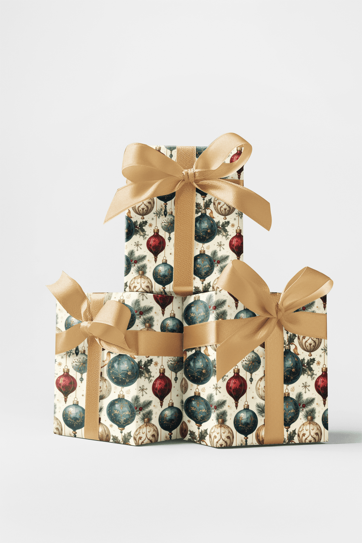 LIMITED TIME | Glass Ornament Archives Wrapping Paper - London Penny Gift Wrap