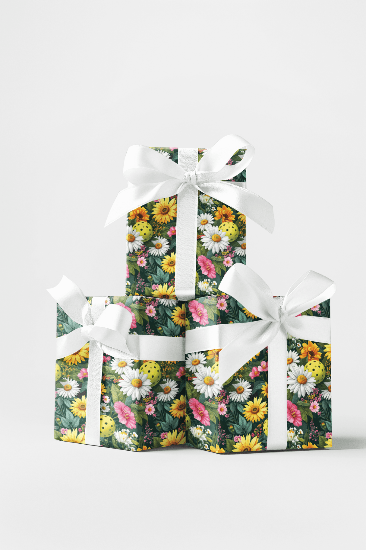 Grand Botanical Pickleball Garden Wrapping Paper - London Penny Gift Wrap