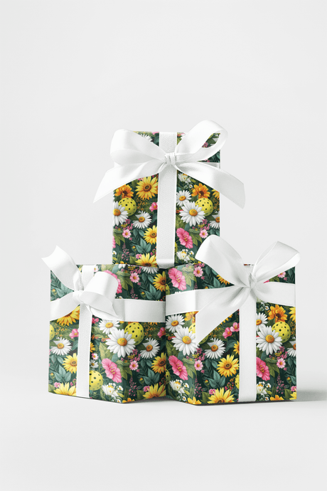 Grand Botanical Pickleball Garden Wrapping Paper - London Penny Gift Wrap