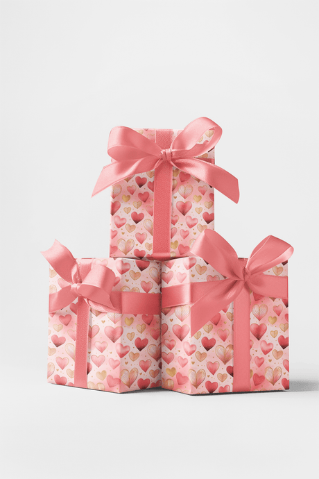 Classic Blush Romance - London Penny Gift Wrap