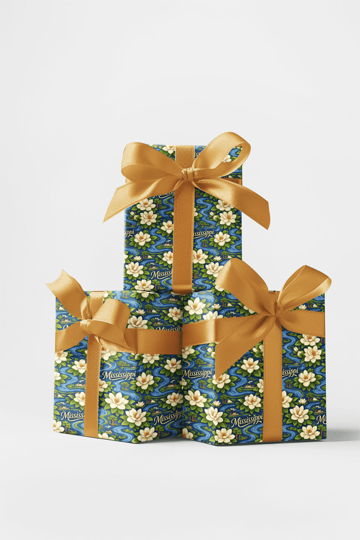 Mississippi River Magnolia - London Penny Gift Wrap