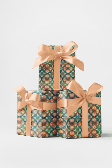 Nouveau Quatrefoil - London Penny Gift Wrap