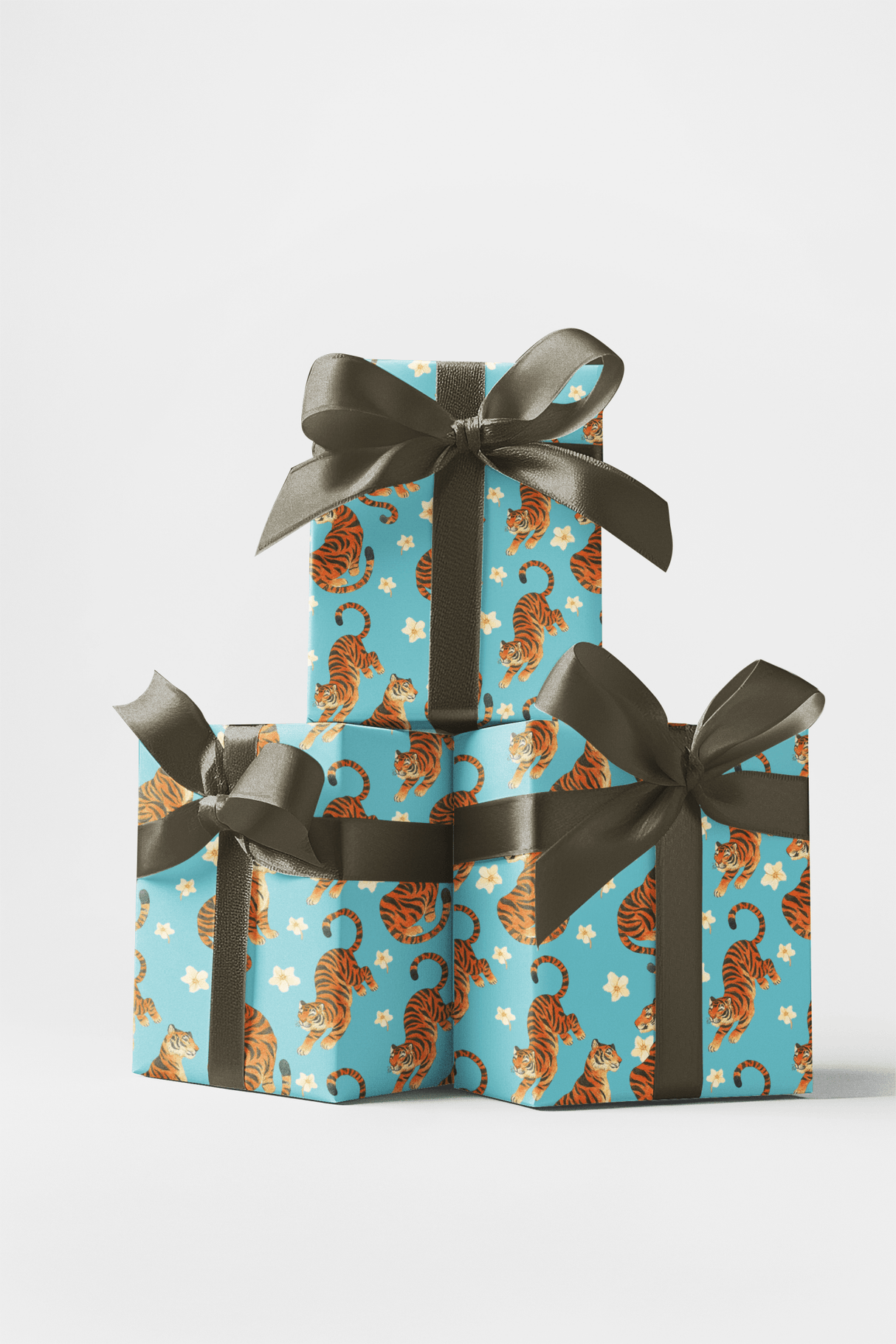 Tiger Triumph - London Penny Gift Wrap