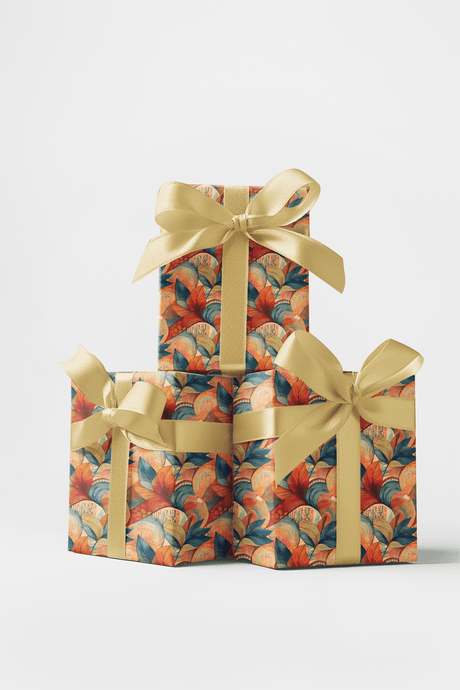 Media & Texture - London Penny Gift Wrap