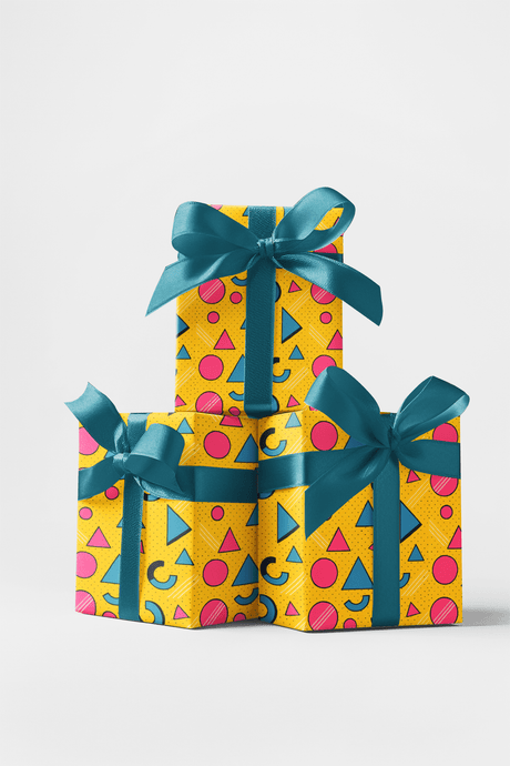Retro Pop - London Penny Gift Wrap