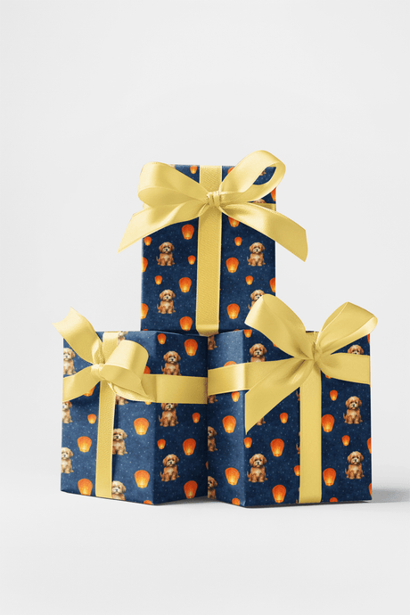 Lhasa Lanterns - London Penny Gift Wrap
