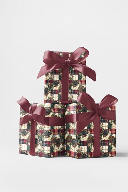 Tartan & Tradition (English Mastiff) Wrapping Paper