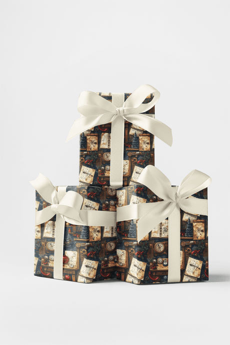 LIMITED TIME | Christmas Innovation Bureau Wrapping Paper - London Penny Gift Wrap