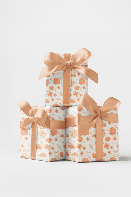 Coastal Shells - London Penny Gift Wrap