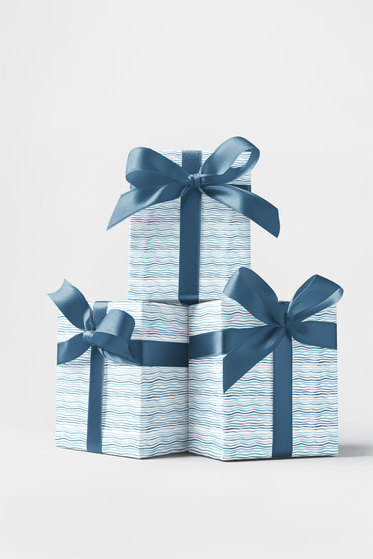 Breezy Blues - London Penny Gift Wrap