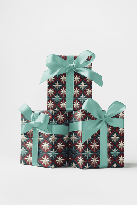 Patriotic Patchwork - London Penny Gift Wrap