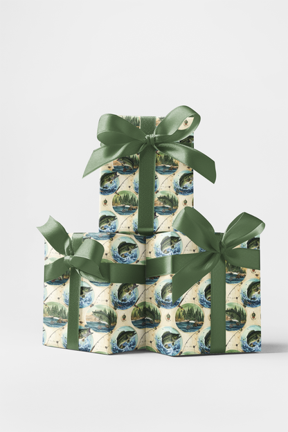 Freshwater Action Registry Wrapping Paper