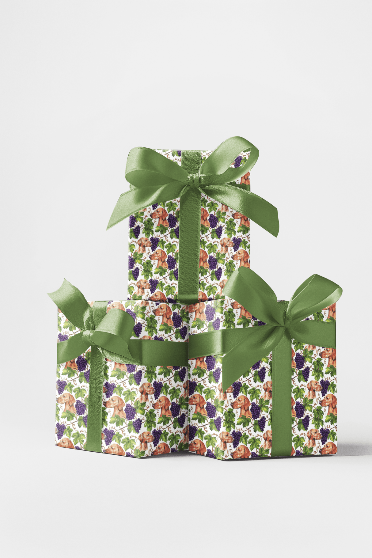 Vizsla Vineyard - London Penny Gift Wrap