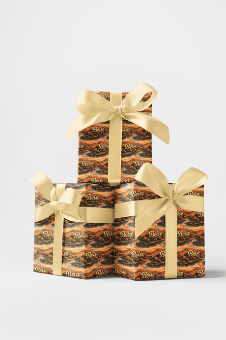 Boise Foothills Gold - London Penny Gift Wrap