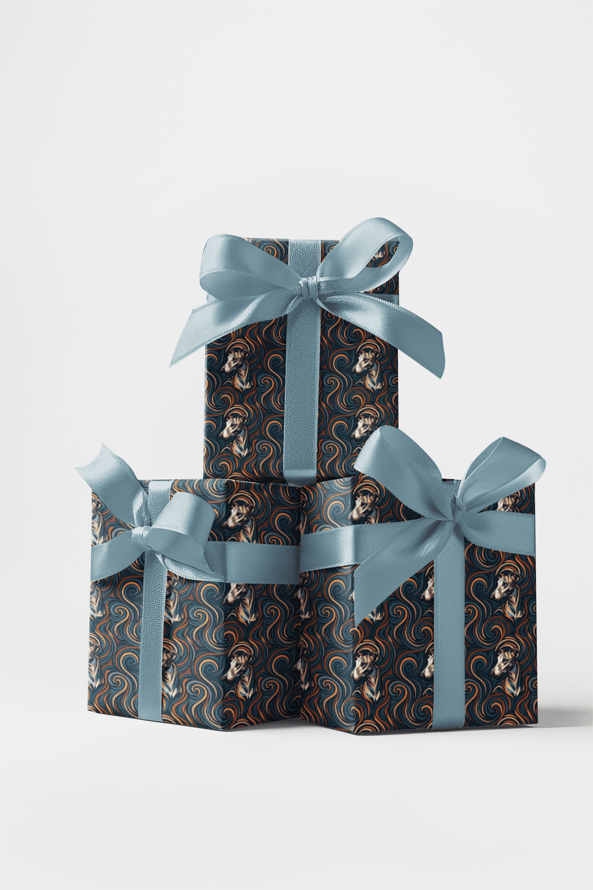 Sighthound Spiral - London Penny Gift Wrap