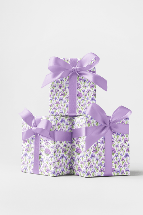 Spring Iris Dance - London Penny Gift Wrap