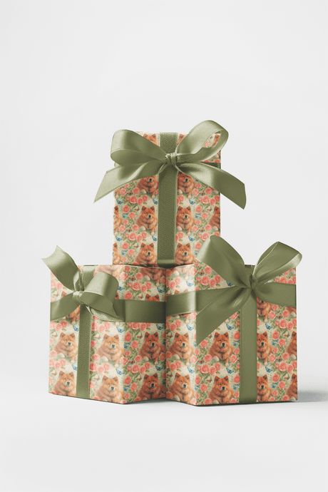 Penny Pastel Garden - London Penny Gift Wrap