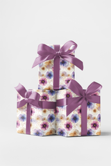 Watercolor Fireworks Bloom Wrapping Paper